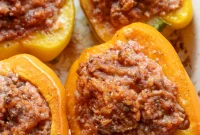 Authentic Italian Stuffed Peppers with Savory Herb Filling