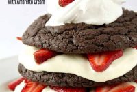 Chocolate Strawberry Shortcake with Amaretto Cream Recipe