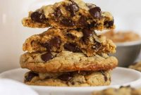 Gluten-Free Peanut Butter Oatmeal Chocolate Chip Cookies