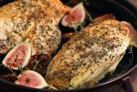 Herb-Roasted Chicken with Caramelized Figs and Balsamic Glaze