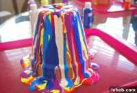 Drip-Painted Flower Pots: Colorful DIY Planter Ideas