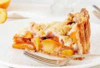 Perfect Peach Pie with Buttery Crumb Topping