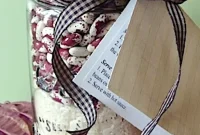 Red Beans and Rice Gift Jar with Free Printable Tags