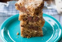 Milk Chocolate Walnut Blondies Recipe — Chewy, Gooey Bars