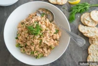 Fresh Mediterranean Salmon Salad with Lemon Herb Dressing