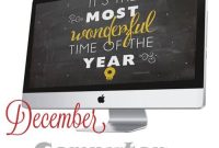 December Desktop and iPhone Wallpaper Free Pack