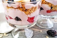 Berry Yogurt and Banana Trifle Recipe — Layered Summer Dessert