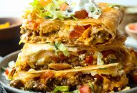 Taco Bell–Style Crunchwrap Casserole Recipe