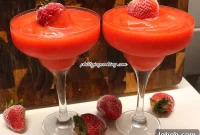 Sparkling Frozen Strawberry Daiquiri Recipe for Parties
