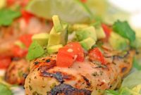 Grilled Chicken with Fresh Avocado Salsa Recipe
