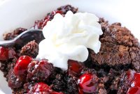 Decadent Chocolate Cherry Dump Cake Recipe