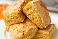 Flaky Pumpkin Buttermilk Biscuits for Fall Baking