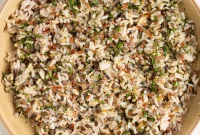 Moroccan Wild Rice Pilaf with Lemon and Toasted Almonds