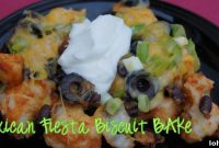 Mexican Fiesta Biscuit Casserole with Cheesy Beef and Corn