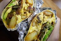 Southwest Potato Breakfast Burrito Recipe with Salsa Verde