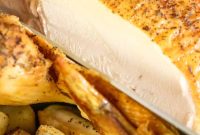 Crispy Cast-Iron Roast Chicken with Garlic Red Potatoes