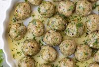 Oven-Baked Turkey Meatballs with Tangy Tomato Sauce