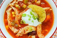 Slow Cooker Chicken Taco Soup Recipe for Flavorful Weeknight Meals
