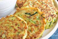 Cheesy Zucchini Fritters Recipe: Crispy Pan-Fried Rounds