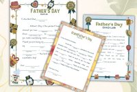 Father’s Day Mad Libs Printable — Free Fill-In Activity for Kids