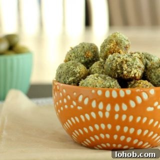 Oven Fried Stuffed Olives- Paleo, Low Carb & Gluten Free