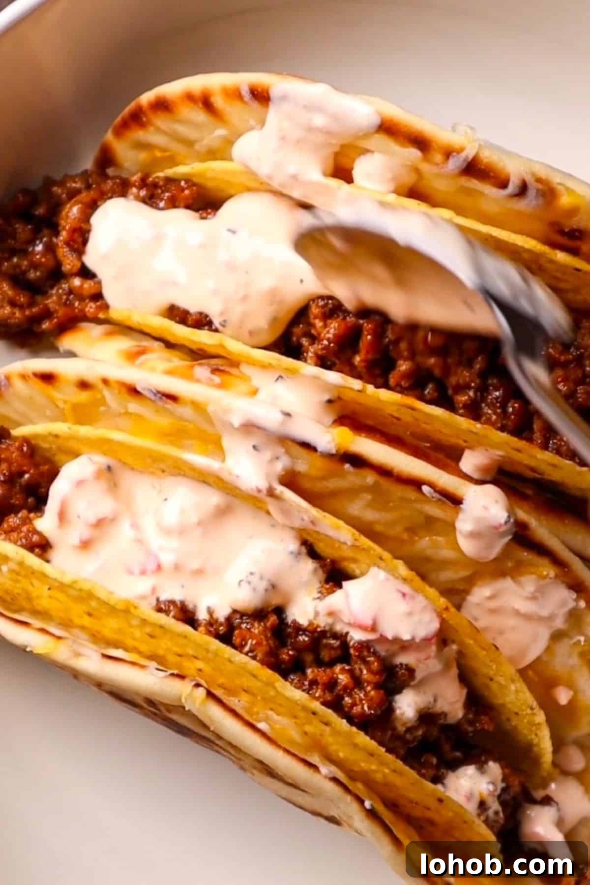 Cheesy Gordita Crunch Recipe: How to Make Taco Bell's Favorite at Home 6 cheesy gordita crunch with baja sauce