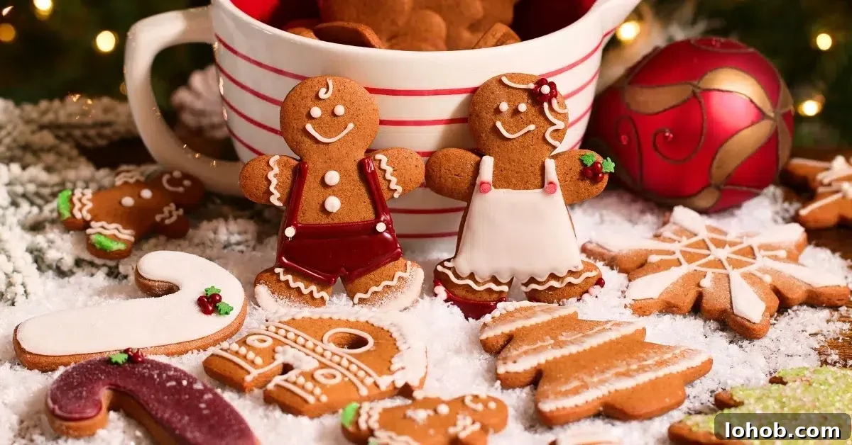many gingerbread cookies decorated with loyal icing