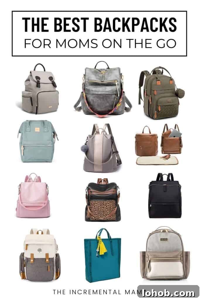 12 Stylish Backpack Purses Perfect for Busy Moms 2 best backpack purses for moms with toddlers