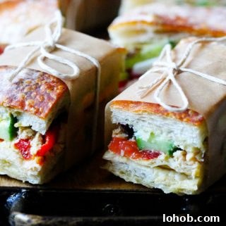 French Sandwich Pan Bagnat for Picnic