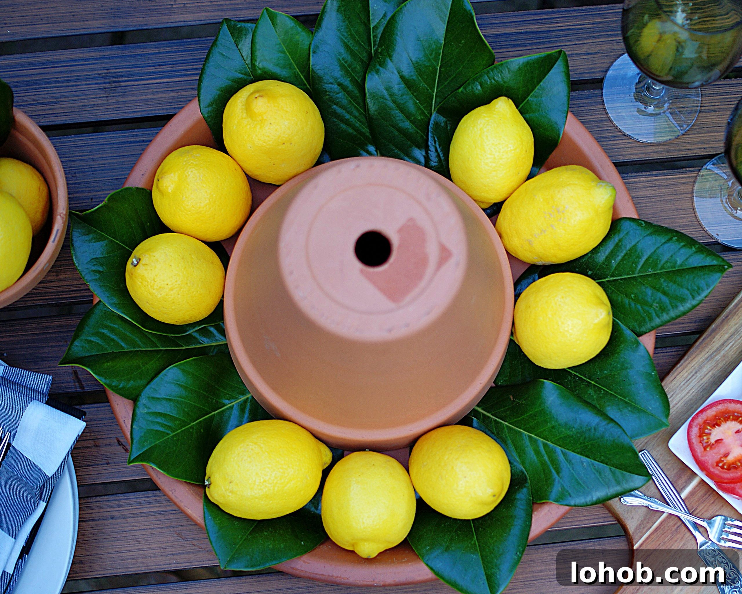DIY Lemon Centerpiece: 5-Step Guide for Bright Table Decor 7 Lemon Centerpiece Step 3- Add lemons