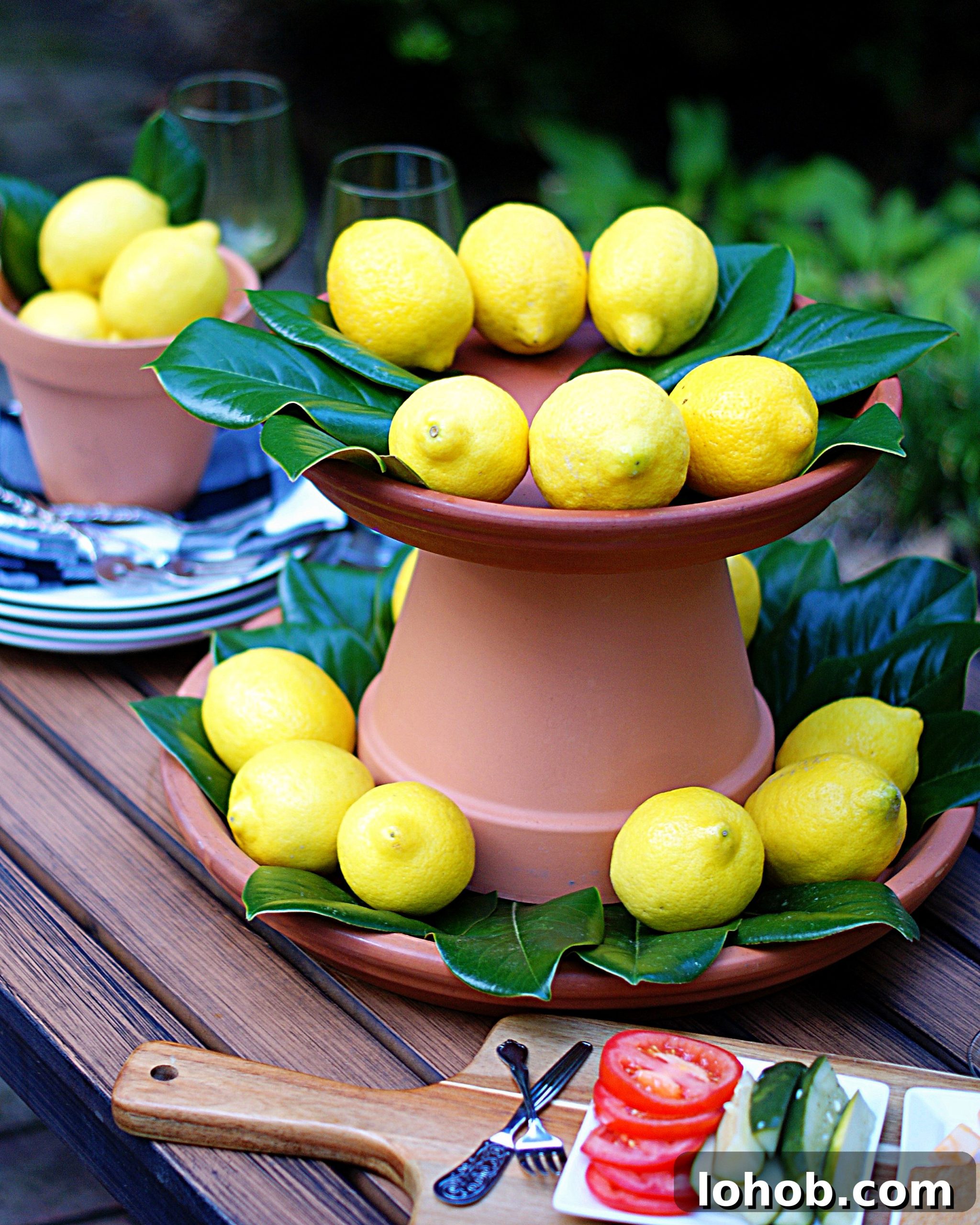 DIY Lemon Centerpiece: 5-Step Guide for Bright Table Decor 8 Lemon Centerpiece Step 4- Adding 2nd tier