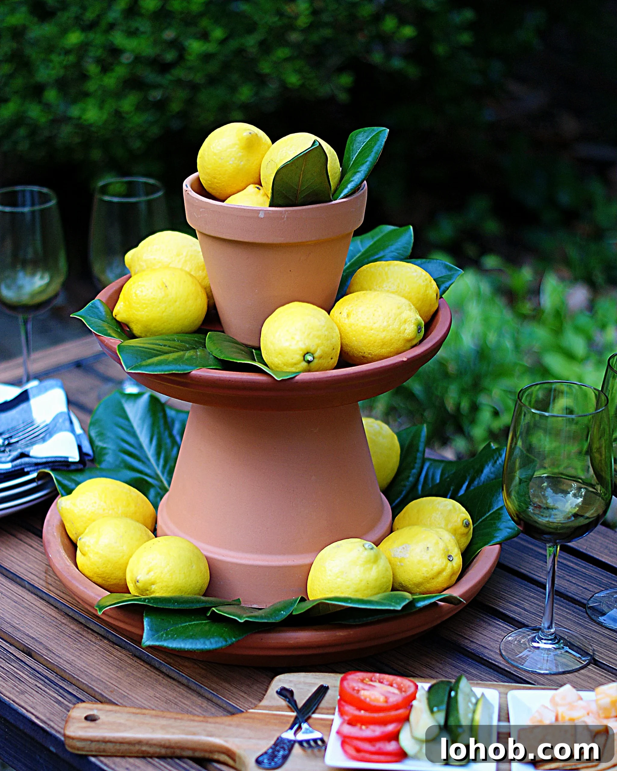 DIY Lemon Centerpiece: 5-Step Guide for Bright Table Decor 9 Lemon Centerpiece Step 5- Adding topper