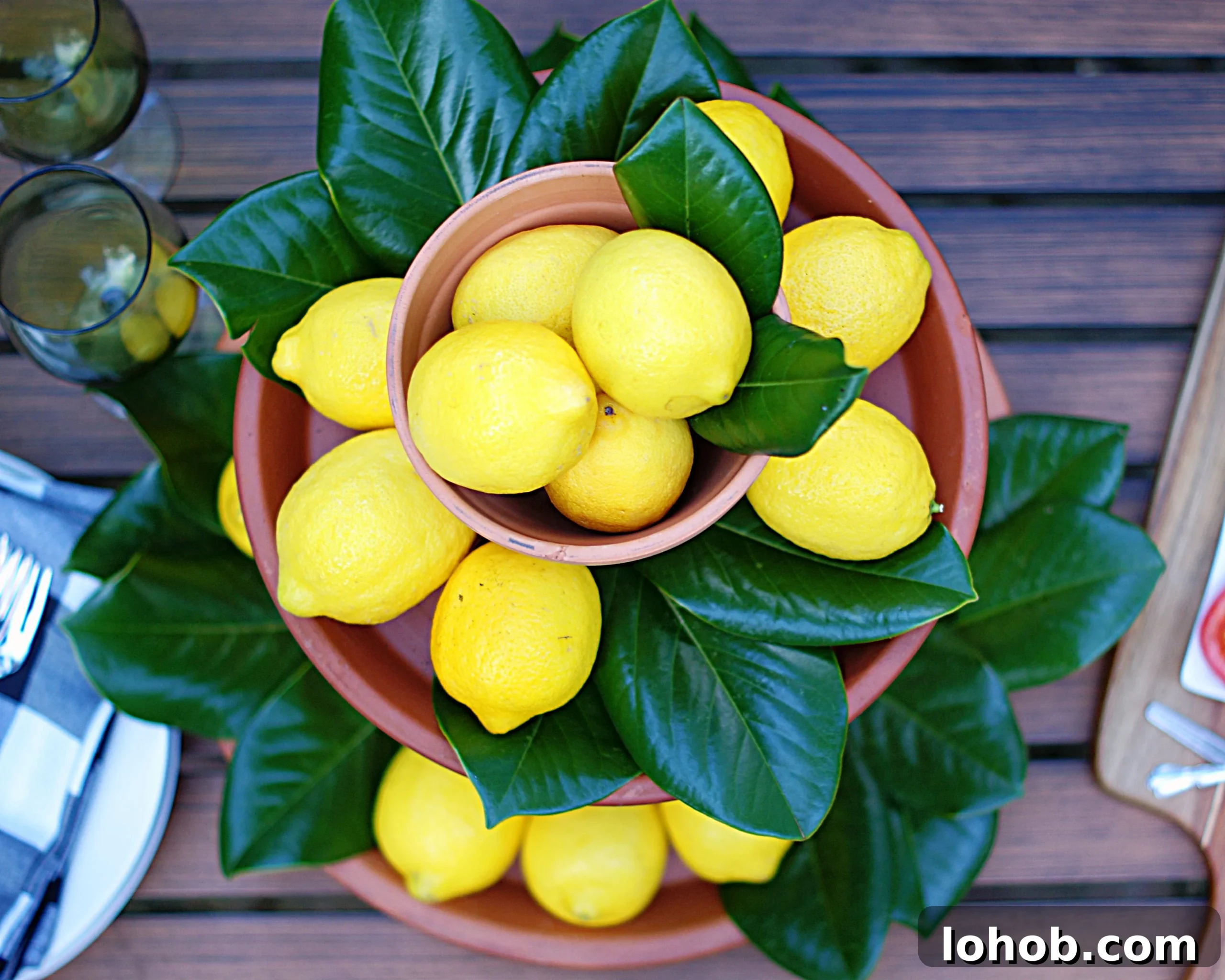 DIY Lemon Centerpiece: 5-Step Guide for Bright Table Decor 10 An aerial view Lemon Centerpiece