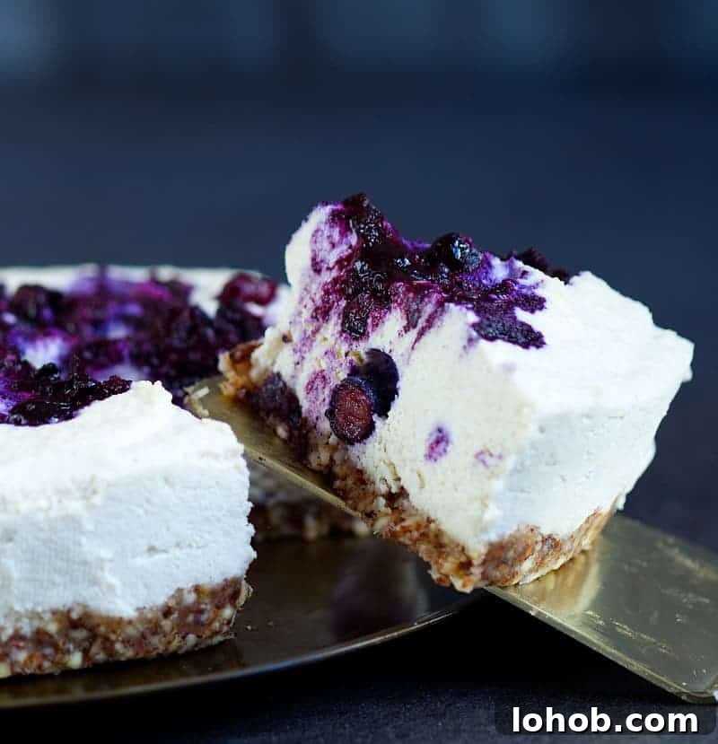 blueberry cheesecake