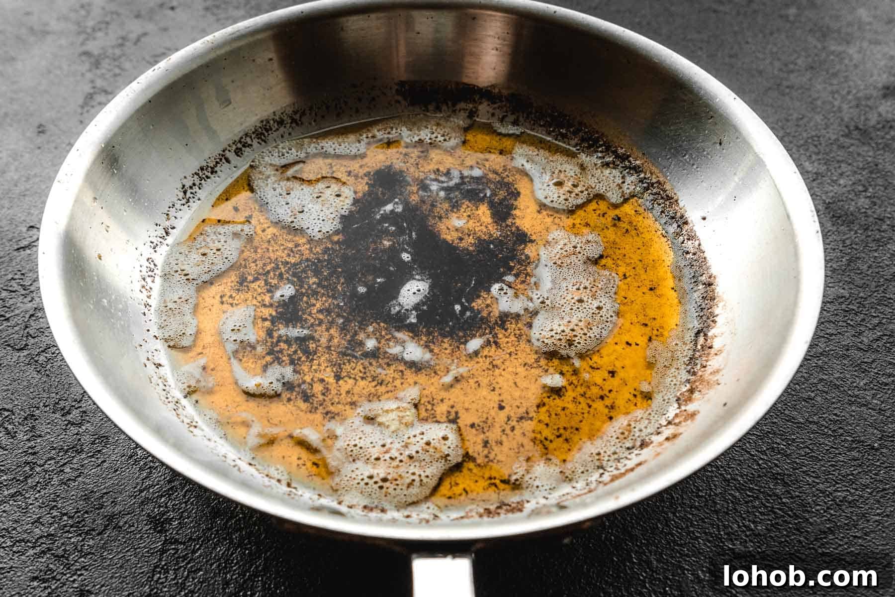 Browned Butter: Simple Step-by-Step Guide for Perfect Flavor 5 Butter beginning to brown in a skillet.