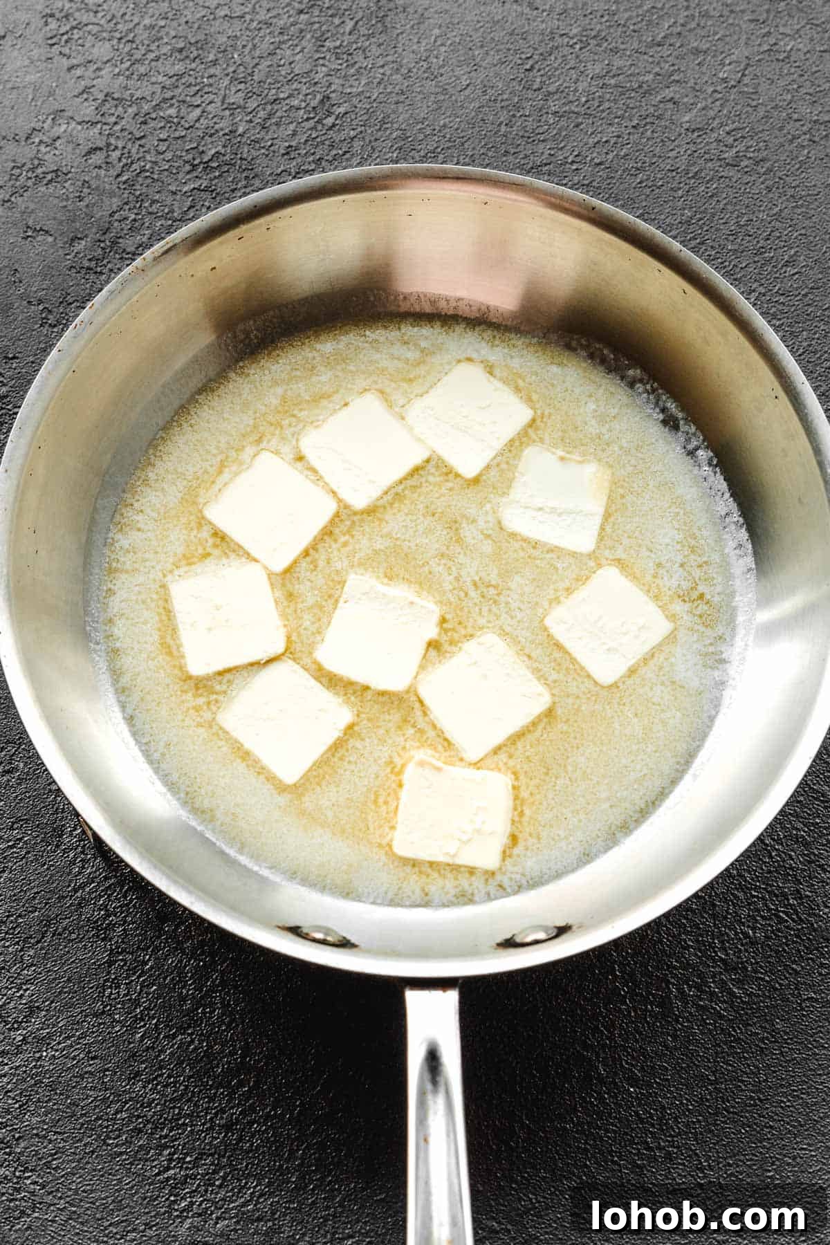 Browned Butter: Simple Step-by-Step Guide for Perfect Flavor 7 Melting butter in a skillet.