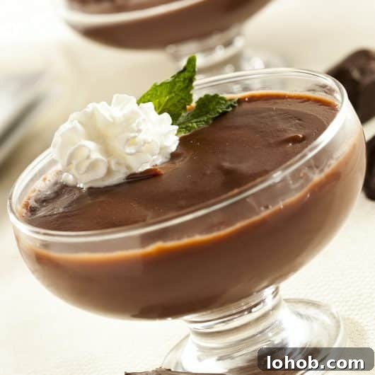Homemade Chocolate Pudding