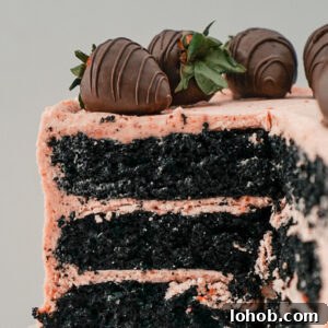 Chocolate-Dipped Strawberry Layer Cake Recipe 6 Chocolate Dipped Strawberry Cake