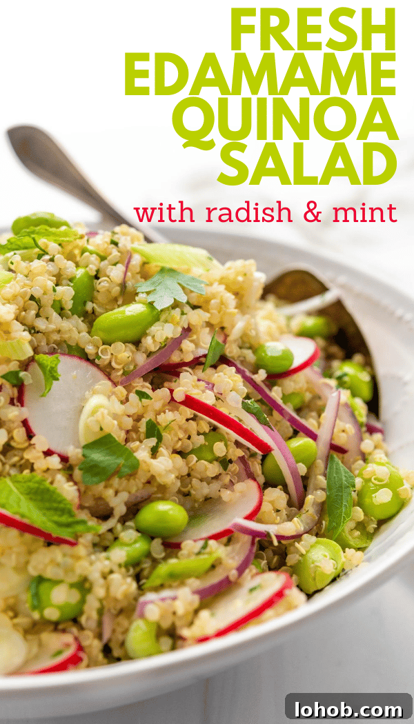 Edamame Quinoa Salad Pin
