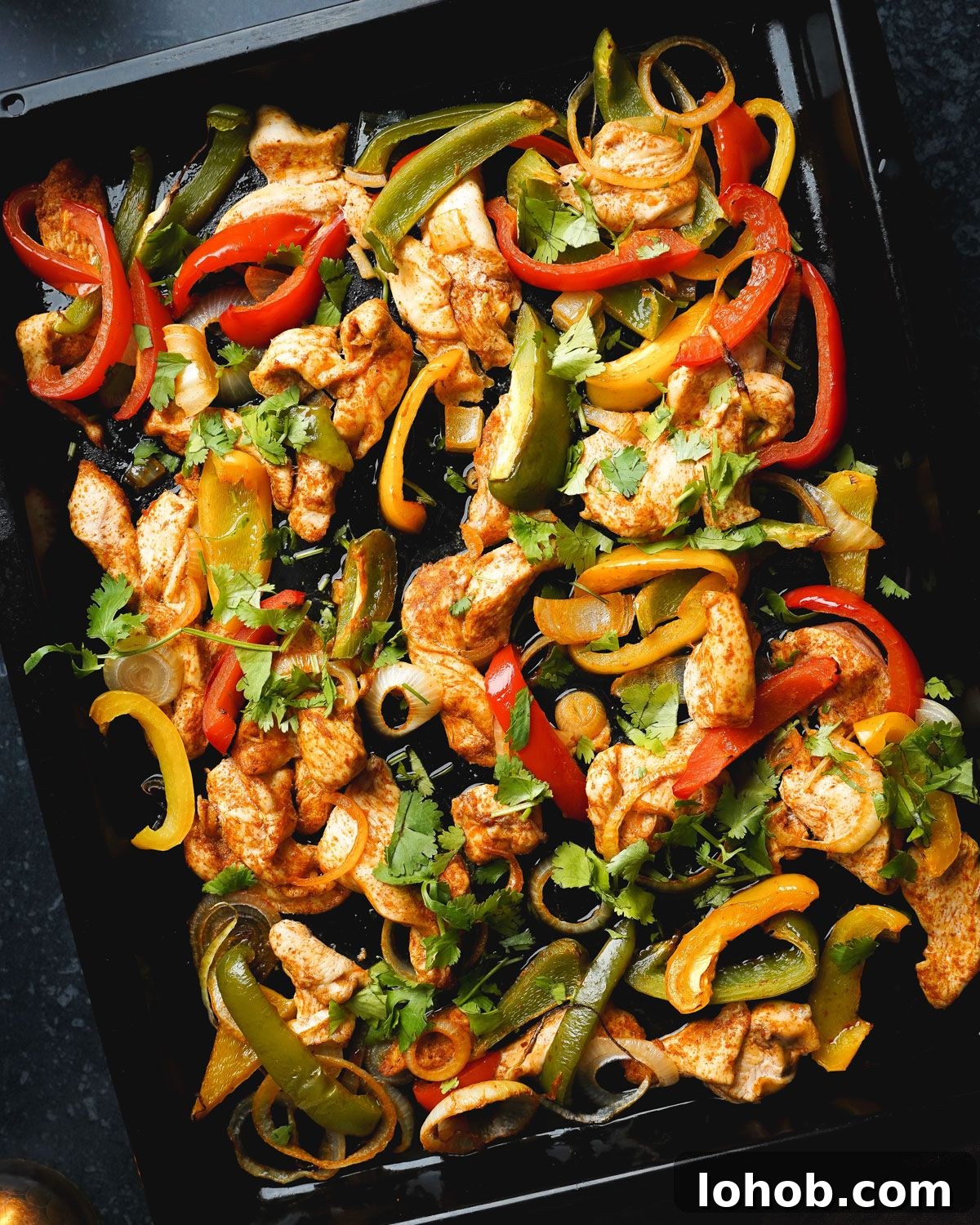 Sheet Pan Chicken Fajitas