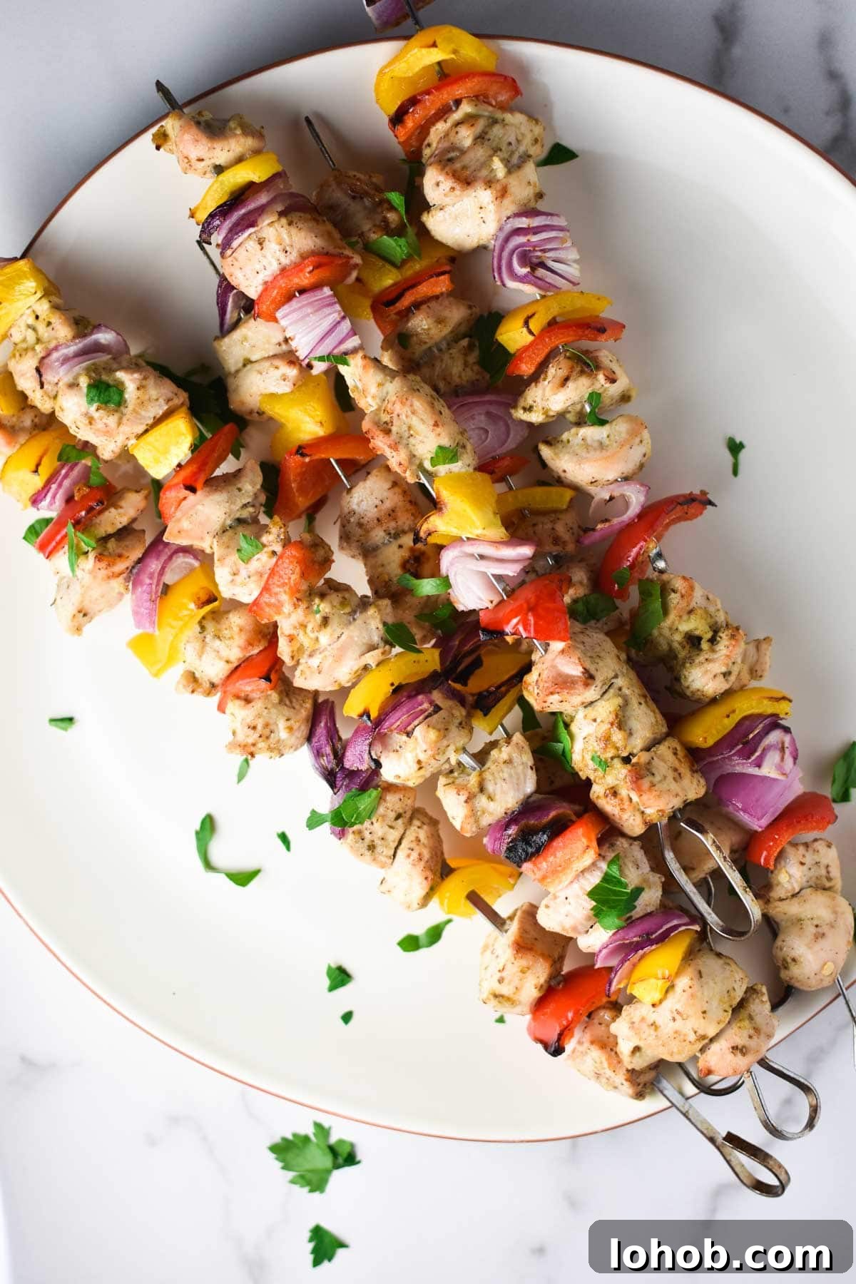 baked chicken kabobs