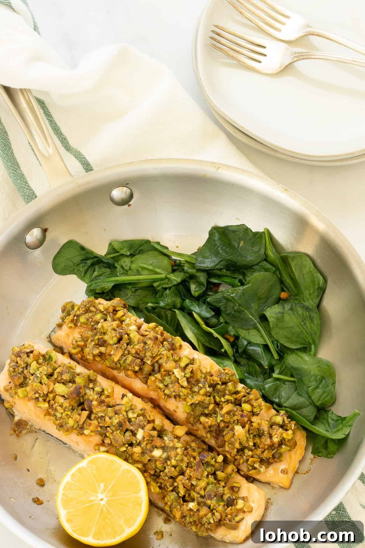 Pistachio Crusted Salmon