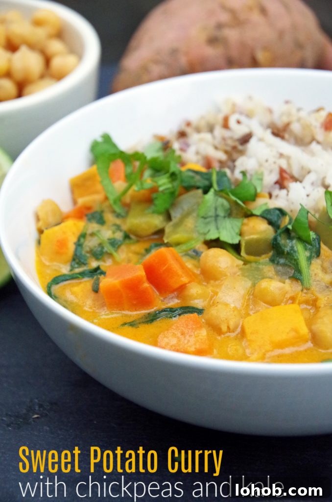 Sweet Potato Chickpea Curry