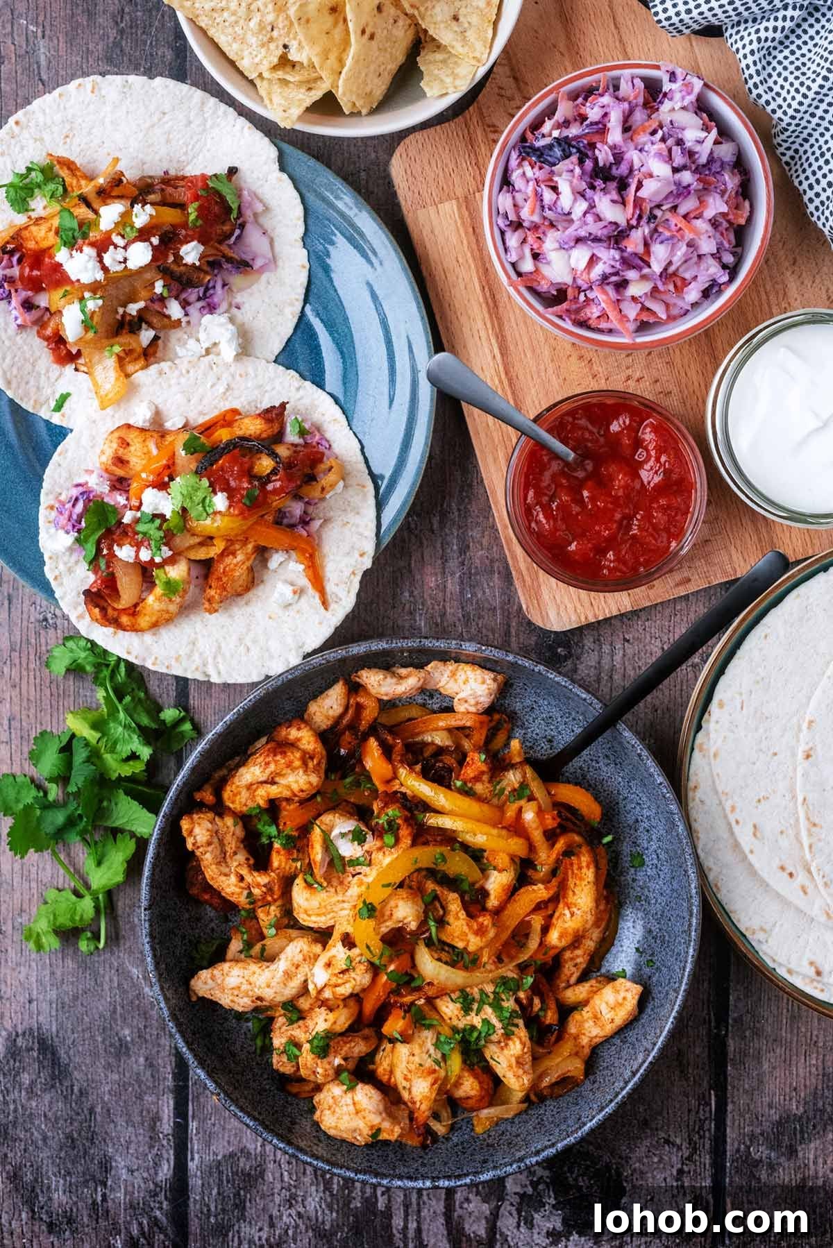 Air Fryer Chicken Fajitas
