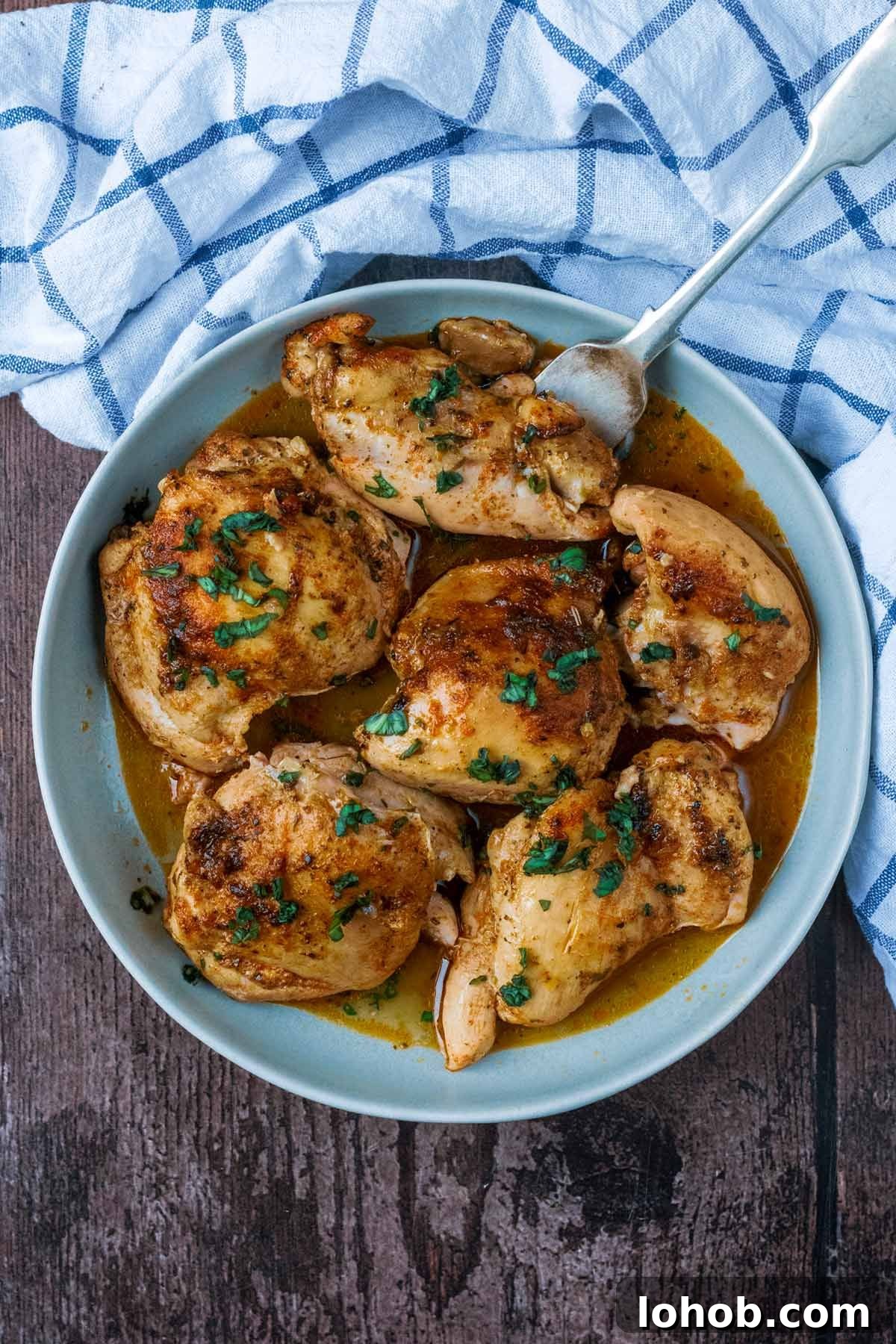 Slow Cooker Chicken Thighs