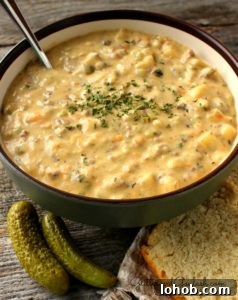 Cheeseburger-Soup
