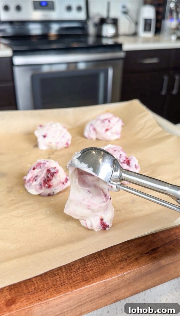 Raspberry Frozen Yogurt Bites: No-Bake Berry Clusters 5 img 13316 4