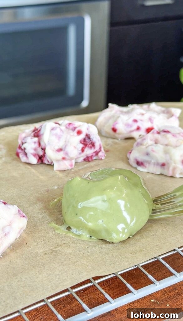 Raspberry Frozen Yogurt Bites: No-Bake Berry Clusters 6 img 13316 5