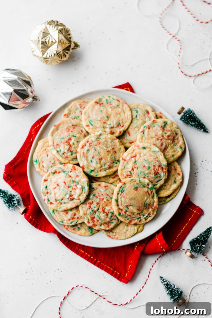 Funfetti Christmas Cookies Funfetti Christmas Cookies