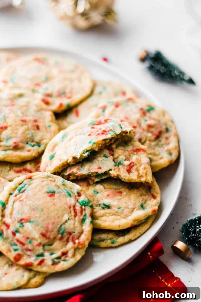 Funfetti Christmas Cookies Funfetti Christmas Cookies